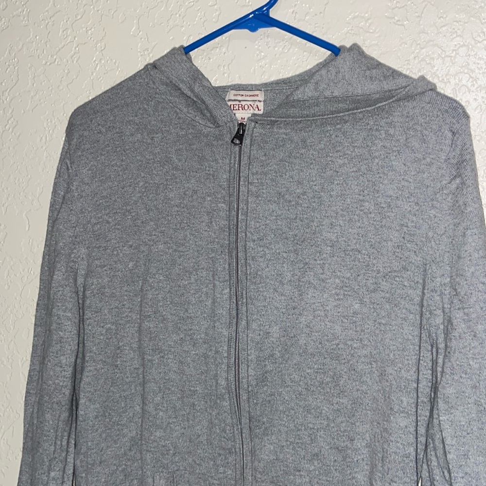 Grey Zip Up Hoodie